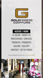 Mobile Screenshot of goldfingers-coiffure.com